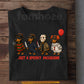 Funny Halloween Dachshund Dog T-Shirt, Just A Spooky Dachshund Horror Crew Tees Spooky Season Gift For Dog Lover