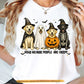 Halloween Labrador Dog Witch T-Shirt, Dogs Because People Are Creepy Tees Spooky Season Gift For Labrador Dog Lover