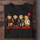 Funny Halloween Labrador Dog T-Shirt, Just A Spooky Labrador Horror Crew Tees Spooky Season Gift For Dog Lover