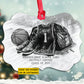 Personalized Basketball Christmas Ornament, Memory Keepsake Sport Xmas Aluminum Ornament Gift For Basketball Lovers
