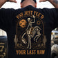 Halloween Rodeo Cowboy T-Shirt, You Just Yee'd Your Last Haw Tees Spooky Season Gift For Cowboys