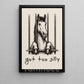 Funny Horse Canvas Painting, Got Too Silly Wall Art Decor, Poster Gift For Horse Lovers