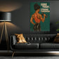 Funny Gym Black Woman Canvas Painting, Sore Today Strong Tomorrow Wall Art Decor, Poster Gift For Gym Lover