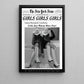 The New York News Cowgirl Canvas Painting, Girls Just Wanna Have Fun Wall Art Decor, Poster Gift For Cowgirl