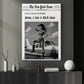 Funny The New York News Cowgirl Canvas Painting, Mom I Am A Rich Man Wall Art Decor, Poster Gift For Cowgirl