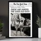 The New York News Cowgirl Canvas Painting, These Are Indeed The Good Old Days Wall Art Decor, Poster Gift For Cowgirl
