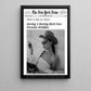 The New York News Cowgirl Canvas Painting, Having A Resting Face Prevents Wrinkles Wall Art Decor, Poster Gift For Cowgirl