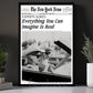 The New York News Cowgirl Canvas Painting, Everything You Can Imagine Is Real Wall Art Decor, Poster Gift For Cowgirl