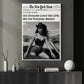The New York News Cowgirl Canvas Painting, Not Everyone Loves Hot Girls Wall Art Decor, Poster Gift For Cowgirl