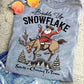 Christmas Cowboy Rodeo T-shirt, Buckle Up Snowflake Tees Xmas Gift For Cowboys