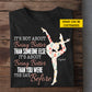 Personalized Gymnastic Girl T-shirt, It's Not About Being Better Tees Gift For Gymnastic Lovers