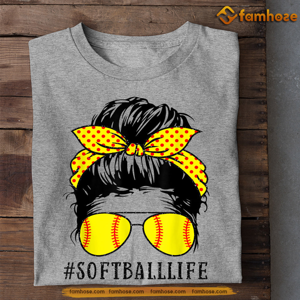 Softball T-shirt, Softball Life, Gift For Softball Lovers, Softball Tees