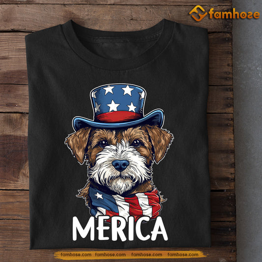 July 4th Dog T-shirt, Merica Yorkshire Terrier, Independence Day Gift For Dog Lovers, Dog Owners, Dog Tees