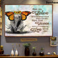 Elephant Poster/Canvas, When You Believe Beyond What Your Eyes Can See, Elephant Canvas Wall Art, Poster Gift For Elephant Lovers