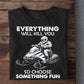 Funny Snowmobiling T-shirt, Everything Will Kill You Tees For Snowmobile Lovers