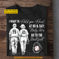 Personalized Couple Baseball T-shirt, I Want To Hold Your Hand Tees Gift For Baseball Couple