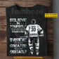 Personalized Hockey Man T-shirt, Believe In Yourself Inside You That Is Greater Than Sport Tees Gift For Hockey Lover