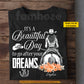 Personalized Cowgirl Riding Horse T-shirt, It's A Beautiful Day To Go After Your Dreams Tees Gift For Cowgirl