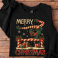 Christmas ELF Gymnastics Sweatshirt, Merry Christmas Sports Crewneck Sweatshirt Xmas Gift For Gymnastics Lovers