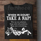 Funny Cowboy T-shirt, When In Doubt Take A Nap Tees Gift For Cowboys