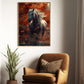 Majestic Autumn Stallion Thanksgiving Canvas Painting, Wall Art Decor - Thanksgiving Poster Gift For Horse Lovers