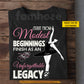 Personalized Ballet Girl T-shirt, Start From Modest Beginnings Tees Gift For Ballet Lover