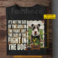 Personalized Pitbull Dog T-shirt, It's Not The Size Of The Dog In The Fight Tees Gift For Pitbull Lover