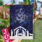 Holy Night Nativity A Celebration Of The Birth, Religious Christmas Garden Flag - House Flag Gift