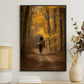 Golden Fall Trail Ride Countryside Thanksgiving Canvas Painting, Wall Art Decor - Thanksgiving Gift For Horse Riding Lovers