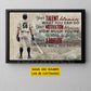 Motivational Personalized Baseball Man Canvas Painting, Your Talent Determines What You Can Do Sport Wall Art Decor, Poster Gift For Baseball Lovers