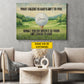 Personalized Golf God Canvas Painting, Your Talent Is God's Gift To You Sport Wall Art Decor, Poster Gift For Golf Lover