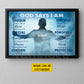 Personalized Golf Man God Canvas Painting, God Says I Am Wall Art Decor, Poster Gift For Golf Lover