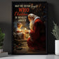 May We Never Forget WHO Christmas is Really About, Santa Claus Christmas Canvas Painting, Xmas Wall Art Decor - Christmas Poster Gift