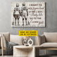 Personalized Couple Lacrosse Canvas Painting, Baby Let's Go To The Lacrosse Field Wall Art Decor, Poster Gift For Lacrosse Lover