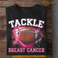 Football T-shirt, Tackle Breast Cancer, Gift For Football Lovers Who Supports Breast Cancer Awareness