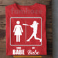 Funny Valentine Softball Woman T-shirt, Your Babe Vs My Babe Tees Gift For Softball Lover