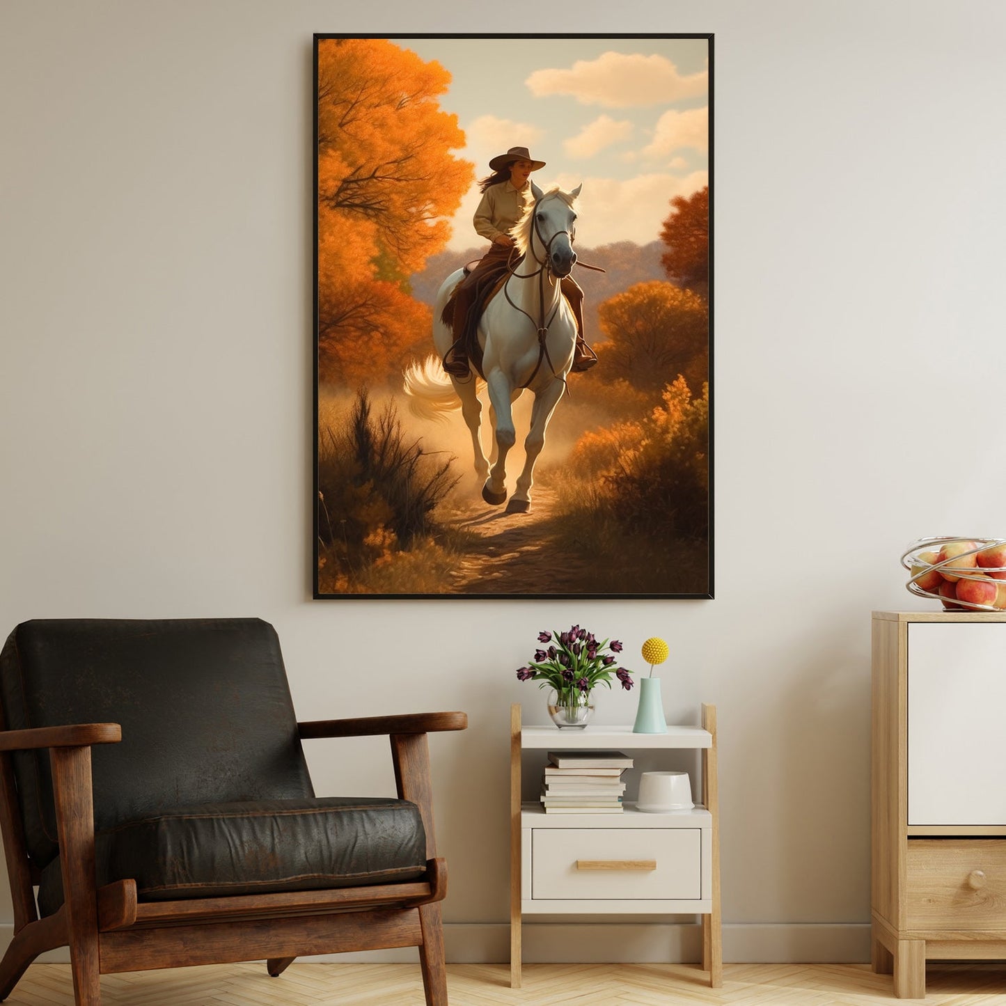 Country Road Take Me Home Thanksgiving Canvas Painting, Wall Art Decor - Thanksgiving Poster Gift For Horse Riding Lovers