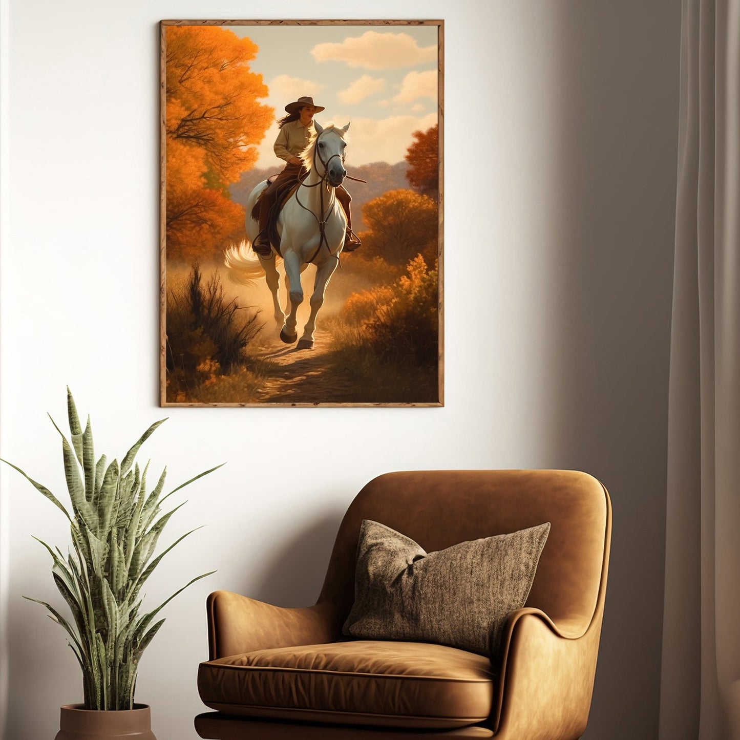 Country Road Take Me Home Thanksgiving Canvas Painting, Wall Art Decor - Thanksgiving Poster Gift For Horse Riding Lovers