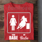 Funny Valentine Barrel Racing T-shirt, Your Babe Vs My Babe Tees Gift For Barrel Racing Lover