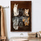 Reflections of Fierce Spirits, Cat Canvas Painting, Wall Art Decor - Poster Gift For Cat Lovers