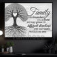 Family Quote Canvas Painting, Family Like Branches On The Tree Inspirational Quotes Wall Art Decor, Poster Gift For Your Family