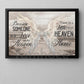 Personalized Pass Away Canvas Painting, Because Someone We Is In Heaven Wall Art Decor, Poster Memorial Gift For Family Of The Deceased