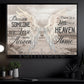 Personalized Pass Away Canvas Painting, Because Someone We Is In Heaven Wall Art Decor, Poster Memorial Gift For Family Of The Deceased
