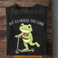 Funny Frog T-Shirt, Off To Praise The Lord Tees Gift For Christian, Frog Lover