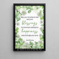 Four-Leaf Clover Canvas Painting, May Your Troubles Be Less Shamrock Wall Art Decor, Poster St Patrick's Day Gift For Irish Lover