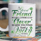 Four-Leaf Clover Mug, A Good Friend Is Like A Four Leaf Clover Mugs St Patrick's Day Gift For Irish Lover