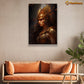 The Warrior Queen's Gaze, Victorian Warrior Canvas Painting, Wall Art Decor - Warrior Poster Gift