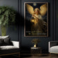 In Her Gentle Embrace The Universe Finds Solace, Angel Canvas Painting, Wall Art Decor - Angel Poster Gift
