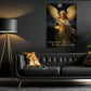 In Her Gentle Embrace The Universe Finds Solace, Angel Canvas Painting, Wall Art Decor - Angel Poster Gift