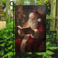 Funny Santa's Storytime, Santa Claus Garden Flag - House Flag, Christmas Flag Gift For Santa Claus Lovers